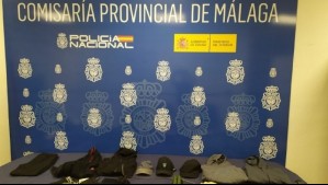España: Detuvieron en Málaga a cuatro chilenos por robos a viviendas