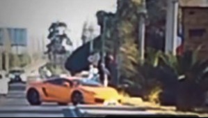 Video muestra a sujetos robar un Lamborghini mediante una encerrona en Chicureo
