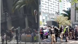 Comerciantes ambulantes agreden a inspectores municipales afuera del metro Santa Lucía