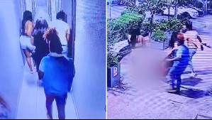 Impactante video muestra cómo sacan el cuerpo sin vida de joven desde un edificio en el centro de Santiago