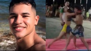 Joven boxeador brasileño peleó para ganar 50 mil pesos, pero recibió un golpe que lo dejó nocaut y terminó falleciendo