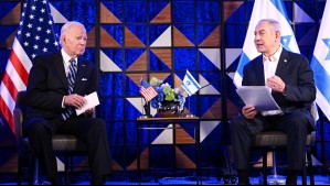 Biden llega a Tel Aviv y apoya versión de Israel por ataque a hospital en Gaza: 'Parece que fue obra del otro equipo'