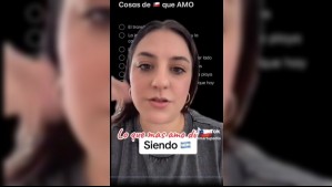 'El color que tiene el cielo acá es otra cosa': Tiktoker argentina enumera lo que más le gusta de vivir en Chile