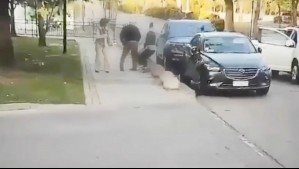 Video muestra violento asalto que sufrió pareja de adultos mayores que iban a un funeral