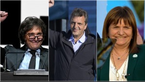 Milei, Massa y Bullrich entre los favoritos: Argentina elige presidente en busca de un remedio a su peor crisis en años
