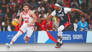 Chile se queda con medalla de plata en básquetbol 3x3 masculino tras victoria de Estados Unidos en Juegos Panamericanos