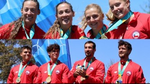 La historia de los cuatrillizos chilenos que ganaron medalla de oro el mismo día en el remo de los Panamericanos
