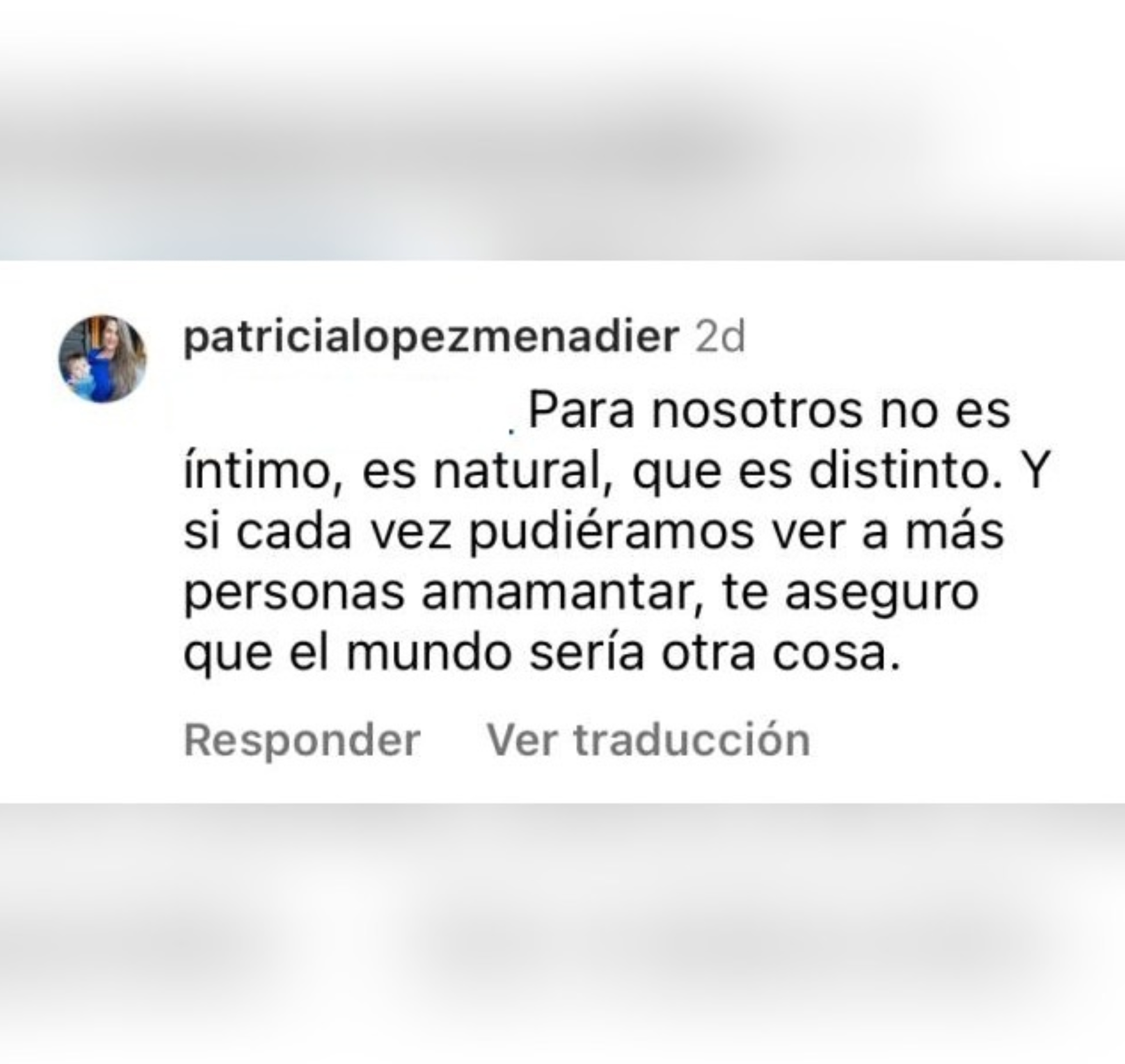 Comentario de Patricia López.