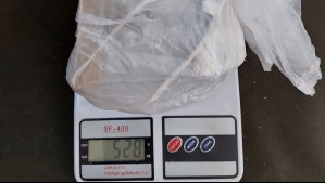 Sorprenden a 2 sujetos con medio kilo de cocaína en sector del Estadio Nacional: Ambos presentan antecedentes penales