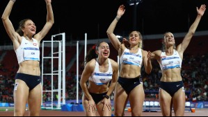 Chile se queda con la plata en 4x100 femenino en los Juegos Panamericanos