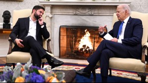 Boric se reúne con Biden y le expresa su 'preocupación por lo que está ocurriendo en la Franja de Gaza'