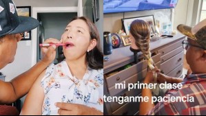 Mexicano aprendió a peinar y maquillar para ayudar a su esposa que sufrió derrame cerebral