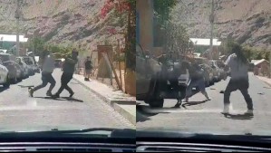 Graban brutal golpiza contra un hombre en Pisco Elqui: Hay dos detenidos
