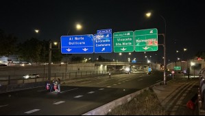 Fatal accidente en la Autopista Central: Una persona muere tras ser atropellada por automóvil