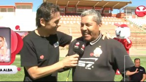 '¿Le digo entrenador o papá?': Periodista Gustavo Huerta visita estadio de Cobresal y se reencuentra con su padre
