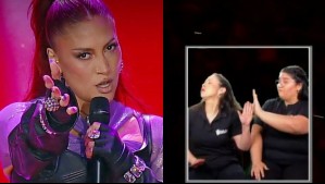 'Me dieron vida': Intérpretes de lengua de señas se lucieron durante show de Karen Paola en la Teletón