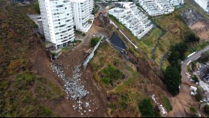 'Los riesgos siguen siendo altos': Arquitecto y académico por deslizamientos de tierra en socavones de Viña del Mar