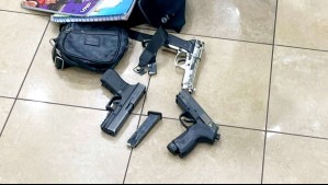 Detienen a 10 adolescentes que exhibían pistolas en pleno patio de comidas de un mall en Cerrillos