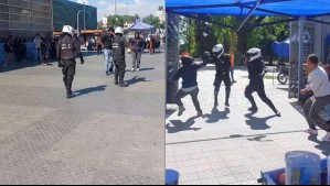 Portaban armas blancas y de fuego: Video muestra violento ataque a guardias del Parque Quinta Normal