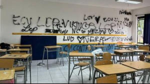 Estudiantes de cuarto medio destrozaron colegio en último día de clases: Los dejaron sin graduación en Chillán