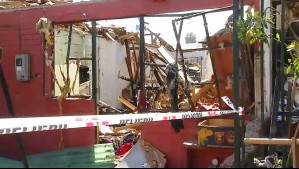 Explosión de cilindro de gas afecta a varias casas en Pudahuel