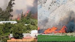 Declaran Alerta Roja en Paihuano por incendio forestal cercano a sectores poblados