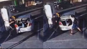 Video muestra cómo conductor escapa de secuestradores que lo tenían en el maletero del auto