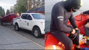 Sobreviviente dio aviso: Embarcación se accidenta en lago Ranco dejando un fallecido y un desaparecido