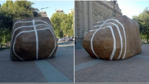¿Qué hace una piedra gigante en el frontis del Museo Nacional de Bellas Artes? Esta es la curiosa explicación