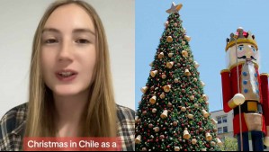 'No hay nieve': Joven canadiense revela qué le llama la atención de la Navidad en Chile