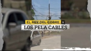 El 'Rey del Cobre' y 'Los Pela Cables': Así cayó banda que robaba postes y ductos de electricidad