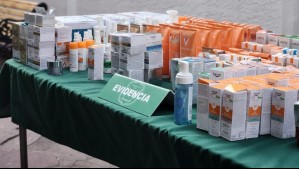 Detienen a cinco personas que robaron una farmacia en Independencia: Se llevaron 'cosméticos y productos de belleza'