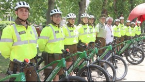 Carabineros de Huechuraba recibieron diez bicicletas eléctricas para reforzar sus patrullajes