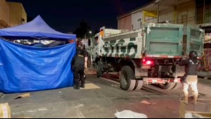 Retiran toldos azules en Barrio Meiggs en operativo de fin de año