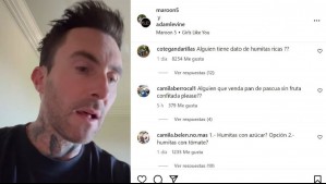 Desde recetas de humitas hasta como destapar un baño: Vocalista de Maroon 5 activa comentarios y chilenos le 'responden'