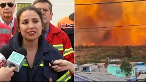 'Podrían estar afectadas cerca de 20 viviendas': Delegada Presidencial de Valparaíso por incendio forestal de Limache