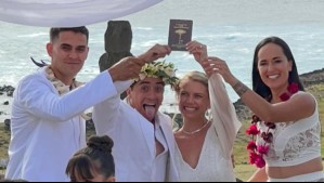 Fernando Godoy y Ornella Dalbosco se casaron en Rapa Nui: Así fue su especial ceremonia