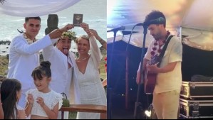 El especial rol que tuvo Nicolás Oyarzún en la boda de su amigo Fernando Godoy en Rapa Nui