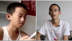 La 'caída' de niño prodigio chino: De estudiar un posgrado a los 13 años a negarse a trabajar y vivir de sus padres