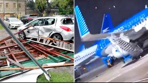 Brutal temporal en Argentina: 13 muertos por caída de techo y cancelación de vuelos por estragos en aeropuertos