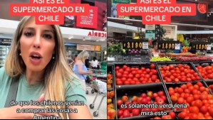 'Creés que estás en Disney': El asombro de una argentina por cómo son los supermercados en Chile