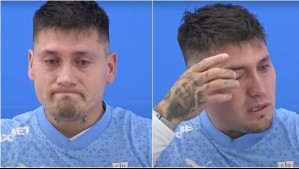 La emoción hasta las lágrimas de Nicolás Castillo tras su retorno a Universidad Católica: 'Tuve que luchar por mi vida'