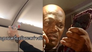 ¿Como en la película de Samuel L. Jackson? Encuentran serpiente viva en un avión en Tailandia