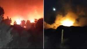 Declaran Alerta Roja por incendio forestal en comuna de Isla Grande de Chiloé: Fuego amenaza sectores poblados