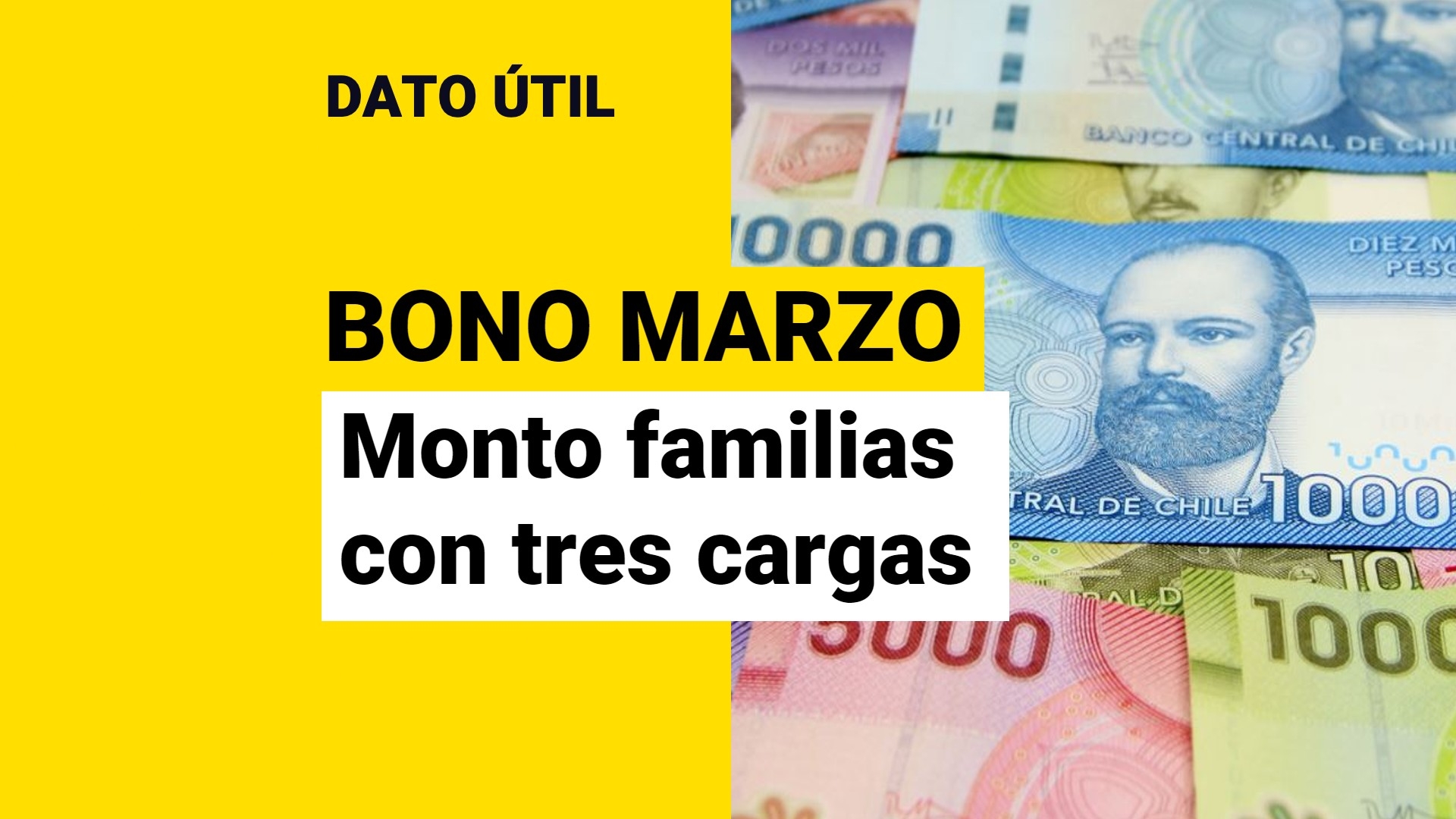 Bono Marzo 2024: Este Es El Monto Que Reciben Los Hogares Con Tres ...