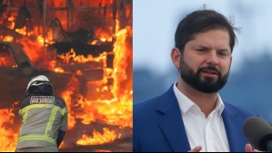 Incendios forestales: Presidente Boric decreta Estado de excepción por catástrofe