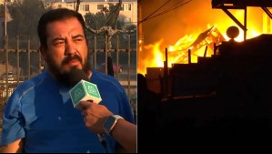 'Era como una lengua de fuego': Vecino de Viña del Mar expuso cómo se vivió el incendio en la comuna