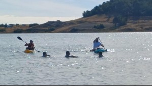 Carabineros y veraneantes salvan a hombre que se ahogaba en laguna de Puerto Montt