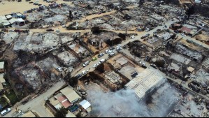 Incendios forestales: Las devastadoras imágenes del siniestro en la zona alta de Viña del Mar