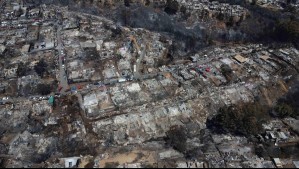 Villa Independencia en Viña del Mar: Vistas aéreas muestran cómo el sector fue devorado por los incendios